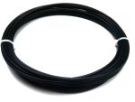 Plastique fil a souder PVC-P souple 4mm Ronde Noir 10 Mètres